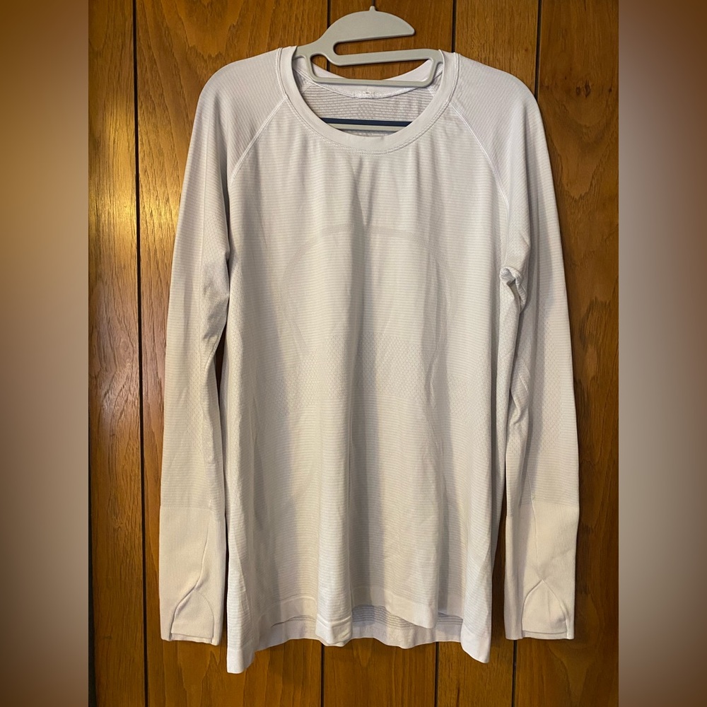 Lululemon Long sleeve, size large. White.